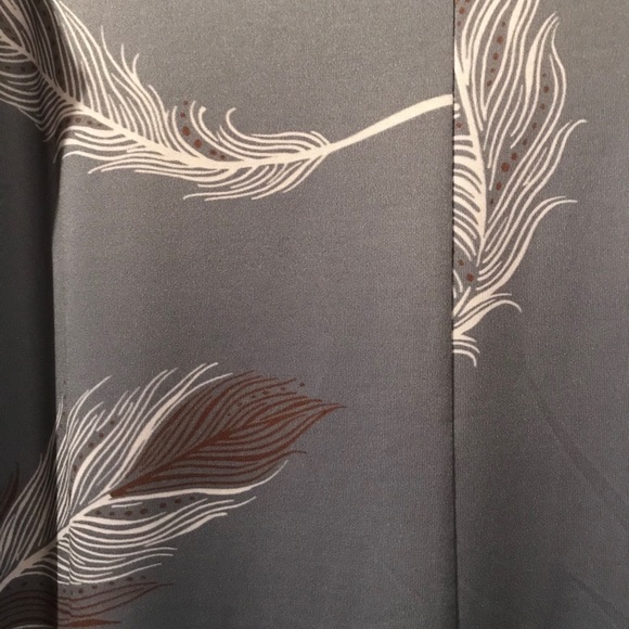 B. Boutique by Evergreen blue with feathers tunic - Picture 16 of 16